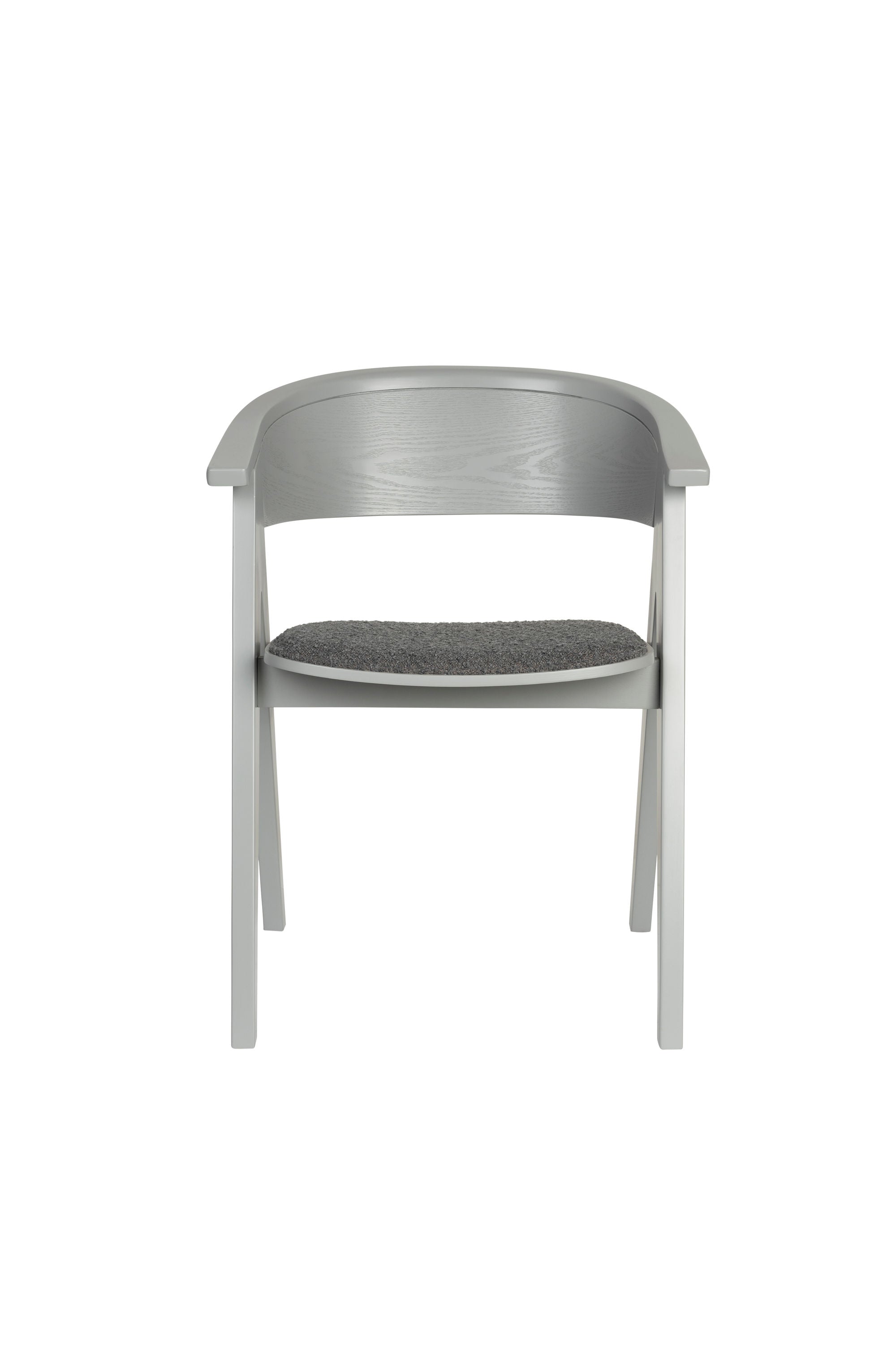 Zuiver Ndsm Grey Ash Wood Curved Dining Chair